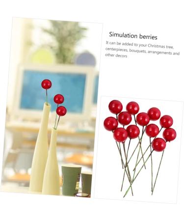 Artibetter 288 Pcs Diy Foam Red Fruit Simulation Berry Fake Berry Picks Burgundy Berry Picks Christmas Craft Wreath Pick Red Fake Berry Christmas Plants Picks Decor Artificial Crafts Redx2pcs 1.5x1.5x1.5cmx2pcs - Buy Online on GoSupps.com