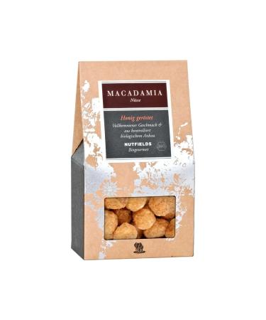 Nutfields Organic Macadamia Nuts | Honey Roasted | Organic Gourmet | 80 g