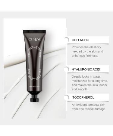 Collagen Face Mask 60g Peel Off Mask Reverse Hydrolyzed Collagen Mask Wrinkle Restoring Peel Off Mask Firming & Gloss Korean Skin Care for face - Buy Online on GoSupps.com