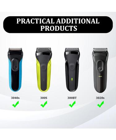 Inbalm 32B S3 Replacement Shaver Head Compatible with Braun Series 3 - Fits 370CC, 390CC, 3050CC, 300s, 320s, 3010s, 3090s - Shaver Accessories - Buy Online on GoSupps.com