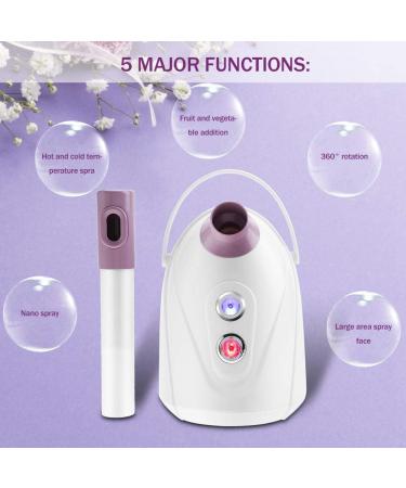  FILFEEL Facial Sauna Facial Steamer - Nano Ionic Facer Steamer Facial Mist Facial Sauna SPA Facial Humidifier Sprayer Women Men Moisturizing Pore Cleaning(EU) - Buy Online on GoSupps.com