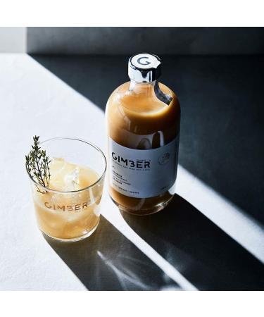 GIMBER organic ginger 500 ml | THE 100% organic non-alcoholic drink made with ginger lemon & spices | Delicious premium ginger juice - Buy Online on GoSupps.com