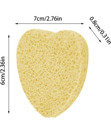 Heart Shape Facial Sponges Easy to Use Natural Cosmetic Spa Sponges Natural Heart Makeup Sponges Convenient Heart Sponge Applicators Long-Lasting Heart Cosmetic Pads for Makeup Remover - Buy Online on GoSupps.com