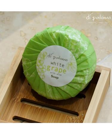 Di Palomo Vegan White Grape & Aloe Luxury Soap Bar - 100g Moisturising Hand Soap for Women & Men - Buy Online on GoSupps.com
