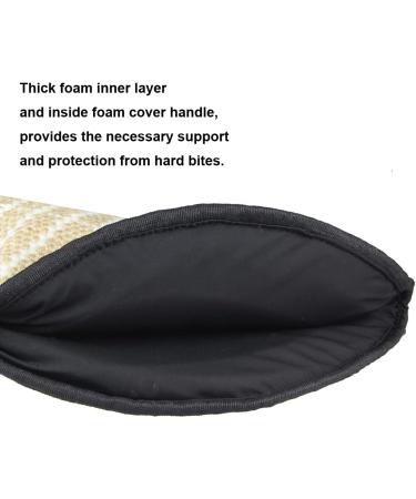 ECOSCO Dog Bite Training Dog Bite Sleeve for Large Dog Training Full Arm Protection Biting Sleeve Training Suit Arm Guard Protection Cover with Handle Both Left and Right Hand (4-Black Border) - Buy Online on GoSupps.com