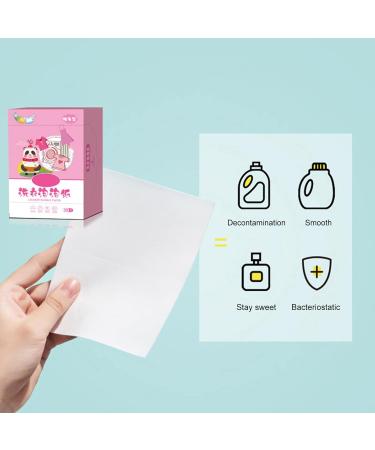 Laundry Sheets 30Loads Fragrance Free Quick Dissolving Compact Size Laundry Paper Pink 1 Pack 1 Pack Pink - Buy Online on GoSupps.com