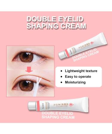 Double Eyelid Styling Cream Eyelid Lifting Cream Invisible Double Eyelids Modeling Cream Waterproof & Comfortable Use Double Eyelid Glue with Y Stick Double-fold Eyelids Cream for Makeup Easy to Use - Buy Online on GoSupps.com