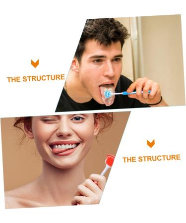 Housoutil Portable Tongue Cleaner Brush - Effective Scraping Tool for At-Home Oral Hygiene - Buy Online on GoSupps.com