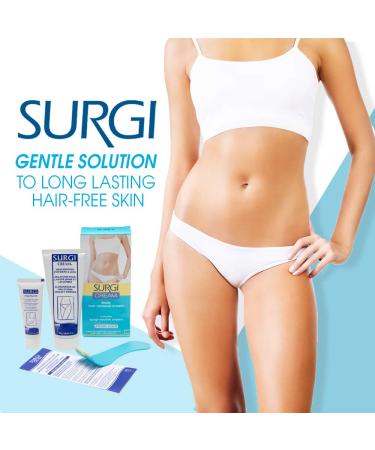 Surgi-Cream Hair Remover for Bikini & Legs - 56g/2oz | Effective Gentle and Fast Hair Removal - Buy Online on GoSupps.com
