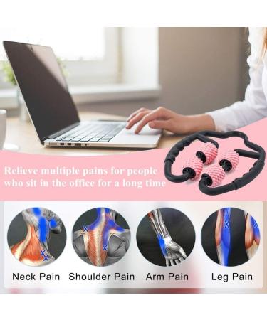 YGMXZL 360 Manual Massage Roller - Anti-Cellulite Deep Tissue Massage for Legs - Relieve Pain & Tension (Black) - Buy Online on GoSupps.com