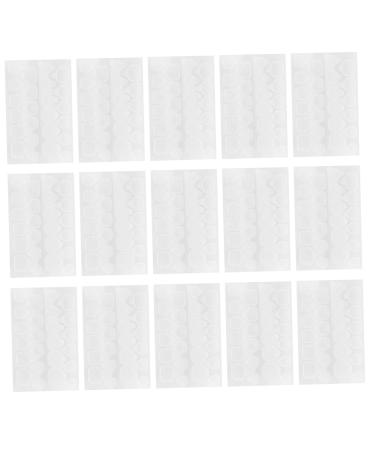 MERRYHAPY 15sheets Nail Jelly Glue Adhesive Glue Tabs Waterproof Nail Stickers Double-sided Nails Waterproof Nail Glue Artificial Nail Glue Tabs Breathable Nail Glue Clear Nail Tabs