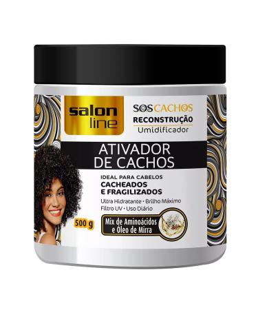 Linha Tratamento (SOS Cachos) Salon Line - Ativador De Cachos Reconstrucao 500 Gr - (Salon Line Treatment (SOS Curls) Collection - Restoration Curl Activator Net 17.65 Oz)