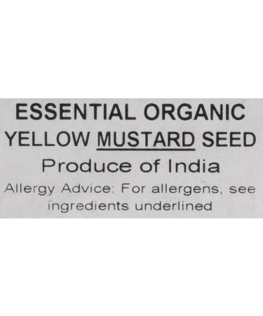 JustIngredients Essentials Organic Yellow Mustard Seeds 1 kg - Buy Online on GoSupps.com