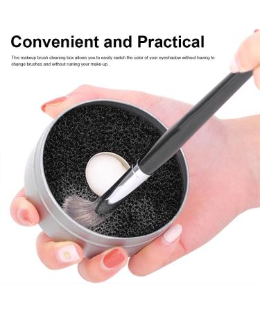 2 Boxes Color Removal Sponge Makeup Brush Quick Cleaner Sponge Makeup Brushes Clean Box for Remove Shadow Color from Makeup Brushes - Buy Online on GoSupps.com