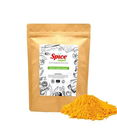 225g | Organic Whole Spices | Ground Spices | Herbs | Seeds | Chilli | Superfoods Soil Association Certified (Organic Turmeric Powder)