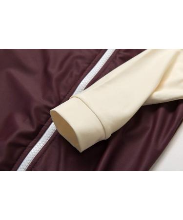 Bonverano Baby Boys Swimsuit | UPF 50+ Sun Protection | Full-Zip Hoodie | 3-6 Months Brown - Buy Online on GoSupps.com