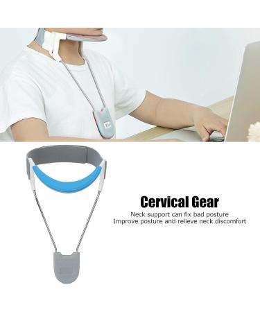 Neck Traction Device Latex and Steel Correct Anterior Neck Tilt Device Pain Relieving Tension Immobilizer for Home or Office Use(M-blue) Medium blue - Buy Online on GoSupps.com