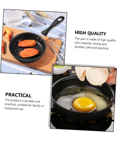 Zerodeko 4 Pcs Omelet Pan Tamagoyaki Frying Pan Steak Cooker Non Stick Skillets Breakfast Griddle Square Pan Non- Stick Frying Camping Griddle Pancakes Saucepan Egg Cooking Pot Mini Iron 25X12X2.8CMx2pcs Blackx2pcs - Buy Online on GoSupps.com