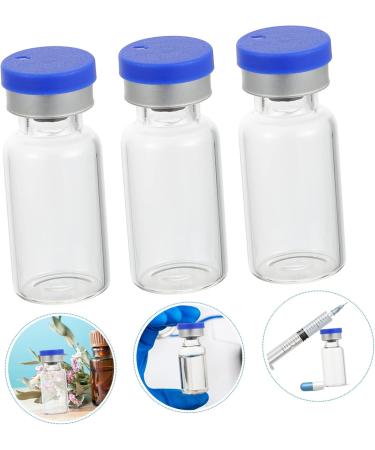 Plafope 50 pcs Glass Bottles with Lids - Transparent Phiole Sample Containers for Travel Perfume & Terrariums - 3.9x1.6cm - Buy Online on GoSupps.com