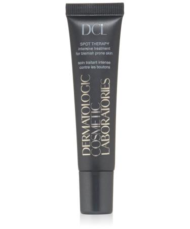 DCL Skincare Spot Therapy treatment powered by 2% salicylic acid clear breakouts instantly and softens and smooths face with hyaluronic acid