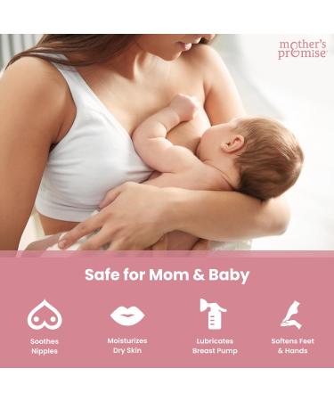 Organic Nipple Butter for Breastfeeding Moms | Lanolin-Free Nipple Cream | Safe for Nursing | 2oz Breastfeeding Essentials - Buy Online on GoSupps.com