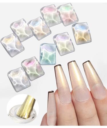 DouborQ 10 Colors Clear Gel Nail Polish Set - Mermaid Shell Shimmer Soak Off UV Gel Kit for Salon & Home Manicure - Buy Online on GoSupps.com
