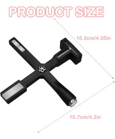 Cat Eye Magnet for Nails Nail Magnet Cat Eye Gel Nail Polish Magnet Wand 5 In 1 Magnetic Nails Multi-Function Nail Art Magnet Strong Suction Cat Eye Magnet Tool for Cat Eye Gel Nail Polish (Black) - Buy Online on GoSupps.com