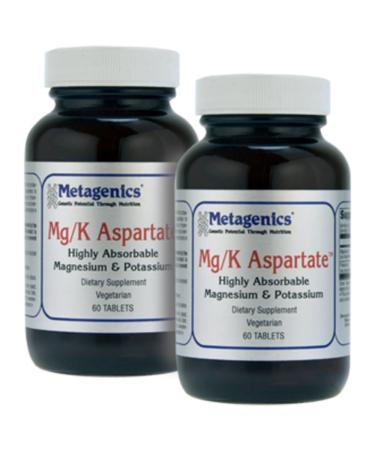 Metagenics Mg/K Aspartate Magnesium and Potassium 60 Tablets - TwinPak