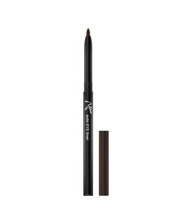 (3 Pack) NICKA K Auto Eye Pencil AA02 Dark Brown - Long-Lasting Formula - Buy Online on GoSupps.com