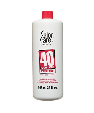 Salon Care 40 Volume Creme Developer, 32 oz 32 Fl Oz (Pack of 1)