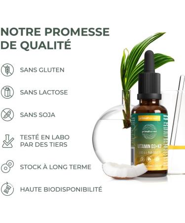 Primal Harvest Primal Vitamin D3 & K2 Drops - 1000 IU Multi Vitamin Drops with MCT Oil Liquid Vitamins in Dropper Bottle 980 Per Drop - Buy Online on GoSupps.com