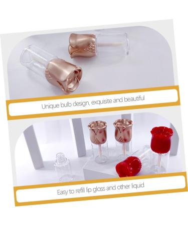 CALLARON 6pi ces Tubes de Gloss Vides Motif Floral Rechargeables pour Soin des L vres ou Huile Dor  - Buy Online on GoSupps.com