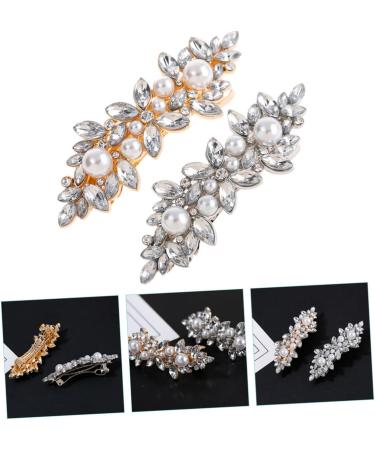 minkissy Accessories rhinestone hair clip metal hair claw clips girls barrettes for hair pearl hair clip hair accessories for girls pearl hair pin girl hair clips bangs Miss hairpin Hair - Buy Online on GoSupps.com