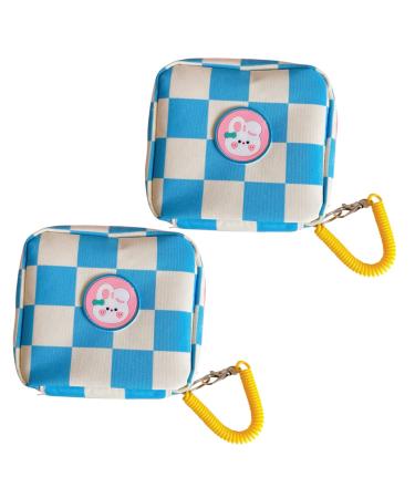 2pcs Aunt's Towel Storage Bag Organizer Bags for Travel Make up Bag Organizer Bag Small Bag for Purse Sanitary Napkin Storage Nursing Pad Holder Period Pad Pouch Sanitary Pad Bags