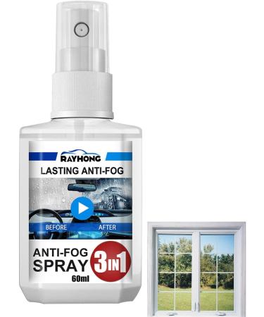 Jingling 5 PCs Anti-Fog Spray for Car Windows | 60ml Durable & Effective Solution for Windshields & Mirrors - Buy Online on GoSupps.com