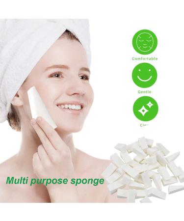 HQDeal 40-Piece Makeup Sponge Set | Triangular Cosmetic Sponges for Liquid Cream Powder & Nail Art - Professional Quality - Buy Online on GoSupps.com