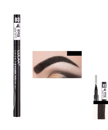 LULAA P-Beauty Waterproof Long Lasting Eyebrow Pencil 4 Colors 4 Tips