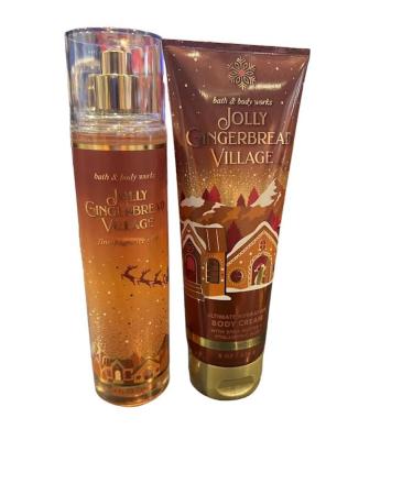 Bath and Body Works Fragrance Gift Sets (Jolly Gingerbread Mist Shea)
