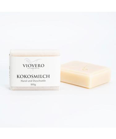  VioVero Naturkosmetik Coconut Milk Hand & Shower Soap - Buy Online on GoSupps.com