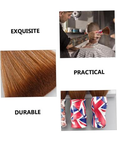 2pcs Hair Cleaning Brush & Dust Blower - Men's Shaving Brush & Fiber Wool Grooming Tool for Hairdressing - Buy Online on GoSupps.com