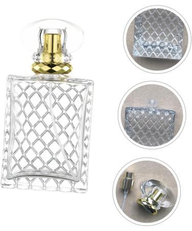DOITOOL Perfume Bottle Empty Perfume Spray Perfume Cosmetic Container Perfume Spray Liquid Bottle Perfume Container Small Spray Bottle Mini Perfume Square Glass Bottle Pump Casing Travel - Buy Online on GoSupps.com