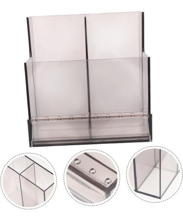 HONMEET 1pc Grinder Storage Rack Manicure Mailbox Bracket Nail Art Stand Tweezer Kit Acrylic Brush Holder Nail Drill Bits Organizer Tech Mobile Phone Holder Nail Polisher Organizer Plastic 10.3x9.7cm Black - Buy Online on GoSupps.com