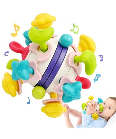 Baby sensoric to teeth relief toys Montessori educational educational toys for 1 year old girl gift infant rattling roasting ball for babies 0 6 12 18 months