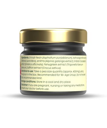 PLIX Activated Shilajit Resin + enXtra | Himalayan Shilajit with 85+ Trace Minerals & 75% Fulvic Acid for Enhanced Strength Stamina Vitality & Mental Clarity with Lab Test Report 30g - Pack of 1 1 Count (Pack of 1) - Buy Online on GoSupps.com