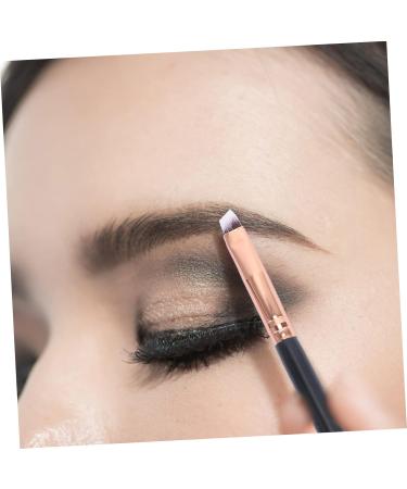 Housoutil Makeup Makeup Cosmetics Brush Angled Brow Brush Eyeshadow Brush Cosmetics for Angled Blush Brush Nylon Cosmetics Brush Beauty Kit Flame Brush Make up Wooden Travel - Buy Online on GoSupps.com