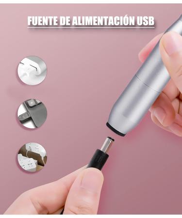 Electric Manicure Set 11 in 1 - Adjustable Nail File & Pedicure Tools - Silver | International Shipping Available - Buy Online on GoSupps.com