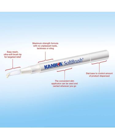 Blistex Kank-A SoftBrush Tooth & Gum Pain Gel 0.07 oz - Relieve Oral Discomfort Fast - Buy Online on GoSupps.com
