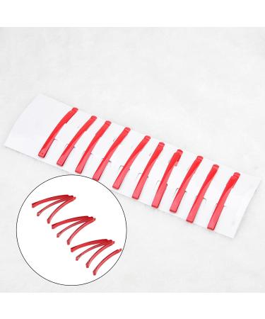 Oshhni Pack of 10 Red Anime Style Hair Pins | Cute Hair Clips for Women | International Shipping Available - Buy Online on GoSupps.com