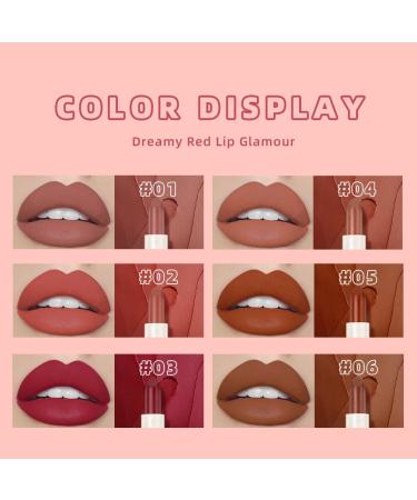 Buy Matte Nude Lipsticks - Bold & Intense Long-Lasting Lip Stain | Smooth Velvety Finish for Women | Non-Stick Cup Lip Tint Makeup - Buy Online on GoSupps.com