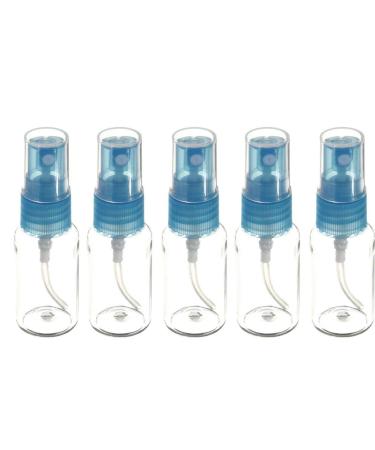 5pcs Plastic Spray Bottles 50ml Small Bottles for Makeup Skin Care Refillable Bottle Tools Random Color